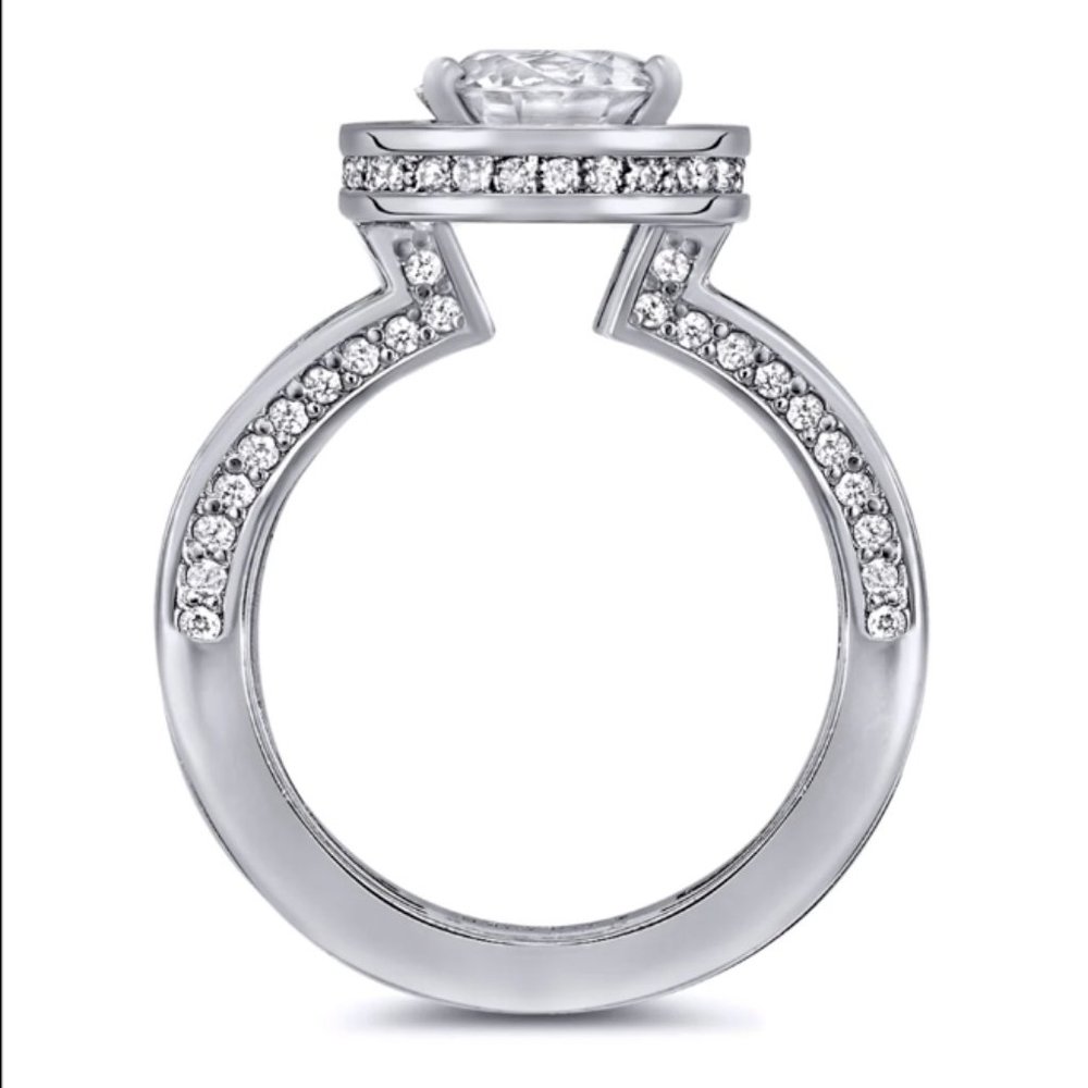 COPY - Alex Soldier Engagement Ring Setting & Wedding Band Platinum & Diamond -…